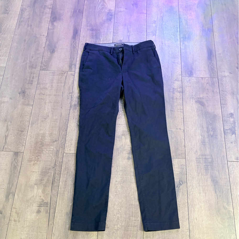 Express Men's Dark Blue Chinos